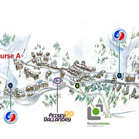 Vallandry : Duplex 3 Pieces, 8 Pers, Acces Direct Pistes, Animaux Admis, Casier A Skis - Fr-1-757-102 Apartment Landry